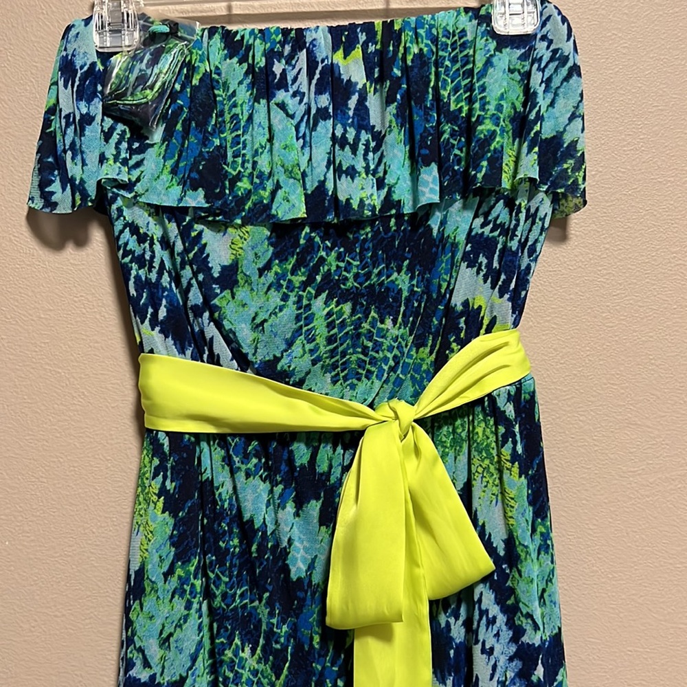 Express High-Low Strapless Dress - Picture 2 of 7